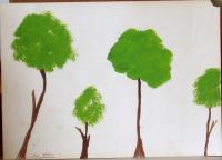 Trees 2 - Watercolour Paintings - By James Burden, Abstract Art Painting Artist