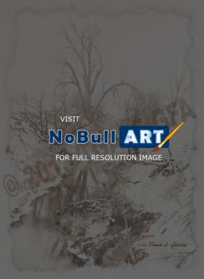 Landscape - Blizzard Over Logan Creek - Digital
