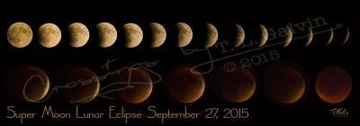 Of The Night - Super Moon Lunar Eclipse 2015 - Digital