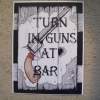 Turn In Guns At Bar - Mixed Media Mixed Media - By Tony Smith, Western Mixed Media Artist