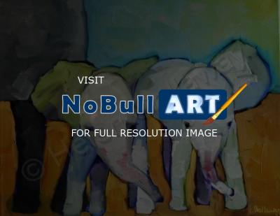 Animals - Babies - Oil On Canvas