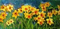 Ushering In Spring - Oil On Canvas Paintings - By Helen Gallaway, Painterly Painting Artist