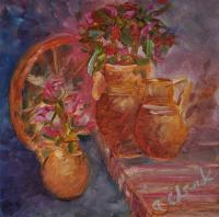 Flowers - Flower Jugs - Oil