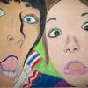 Goofs - Oil Pastels Paintings - By Elizabeth Vancamp, Realism Painting Artist