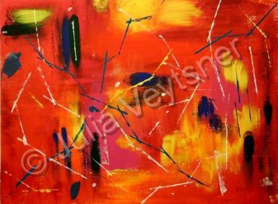 Abstract Expressionism - No Name - Acrylics