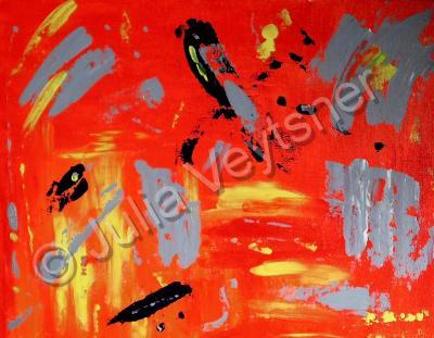 Abstract Expressionism - No Name - Acrylics