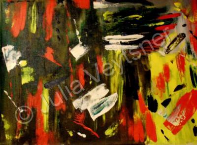 Abstract Expressionism - No Name - Acrylics