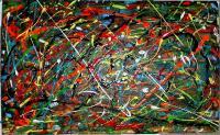 Abstract Expressionism - Salsa - Acrylics