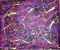 Abstract Expressionism - Symphony Of The Moon - Acrylics