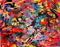 No Name - Acrylics Paintings - By Julia Veytsner, Abstract Painting Artist