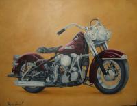 Outlaw - Oil On Canvas Paintings - By Tom Hampton, Abstract Painting Artist