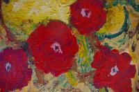 Fleur - Acrylics Paintings - By Stephanie Derra, Outsider Art Painting Artist