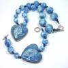 Reflections - Polymer Clay Jewelry - By Tess Boswell, Modume Gane With Alcohol Ink A Jewelry Artist