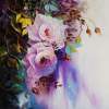 Mauve Rose - Oil Paintings - By Camelia Elena, One Stroke Painting Artist
