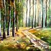 Jungle Path 1 - Watercolor Paintings - By Sumit Datta, Realism Painting Artist