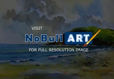 Seascape By Sumit Datta - Seascape 2017 Wc - 4 - Watercolor