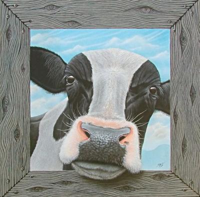 Recent Work - You Got Milk - Acrylics And Pigmented Ink