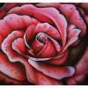 Red Rose - Wicked Acrylics Paintings - By Dallas Nyberg, Realism Painting Artist