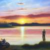 Solitude - Wicked Acrylics Paintings - By Dallas Nyberg, Realism Painting Artist