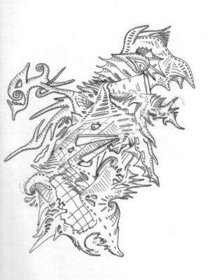 Ink - Pacewalker - Pen And Ink