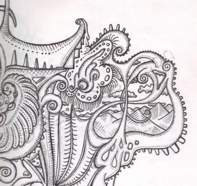 Ink - The Melding - Pen And Ink