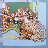 Maps - A Journey To Italy Accadia - Oil On Paper