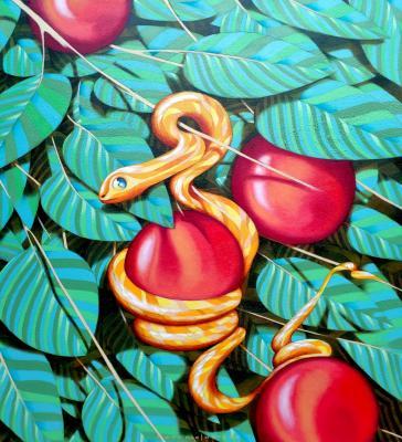 Animals - Eden - Oil On Wood Panel