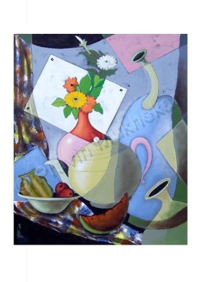 39500 - Still Life 7 - Acrylic On Canvas