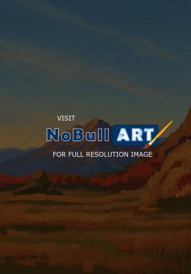 Landscapes - Fall Mountain - Acrylic On Canvas