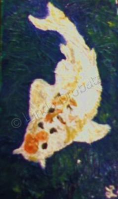 Oil Paintings - Koi - Oil