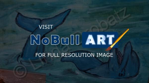 Oil Paintings - Dolphin - Oil