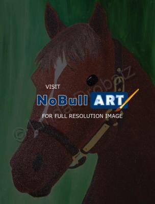 Drawings - Secretariat - Oil