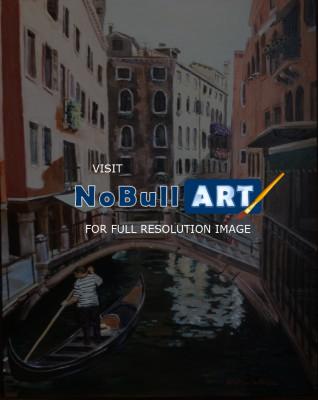 Oil - Solitude In Venice - Oil