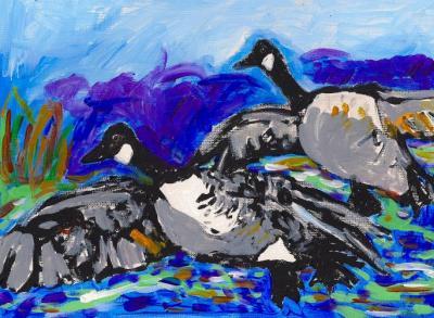 Wildlife - Geese - Acrylic