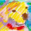 Yellow Lab - Mixed Mixed Media - By Samuel Zylstra, Flicker Art Mixed Media Artist