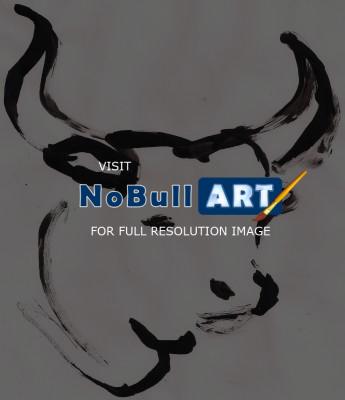 Wildlife - Bull - Ink