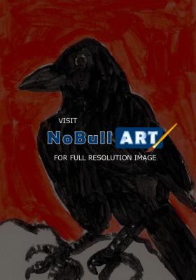 Wildlife - Poes Crow - Acrylic