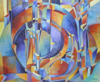 Composition - Oil Paintings - By Monika Bagaric, Abstraction Painting Artist