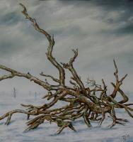 Connexion - Oil On Wood Paintings - By Uko Post, Realistic Painting Artist