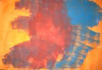Untitled Abstract 3 - Pastel Printmaking - By Melius Bryan Daniel, Abstract Printmaking Artist