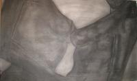 Figurative - Lovers Embrace - Charcoal