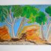 Western Australian Sands - Oil On Canvas Hardboard Paintings - By Ann-Claire Herrmann, Free Sketch Painting Artist