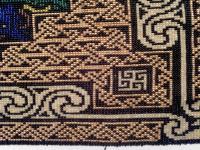 Celtic Birds Tapestry - Celtic Birds Handbeaded Tapestry Detaik - Myuiki Glass Seed Beads