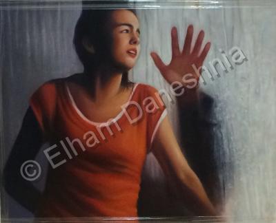 Sociality - Begging Forgiveness - Oil Painting