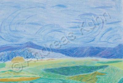 Pastel - Mountain  Fields - Pastel