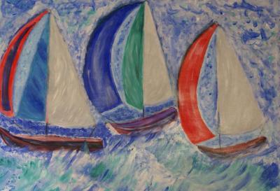 Acrylic - Sailing - Acrylic