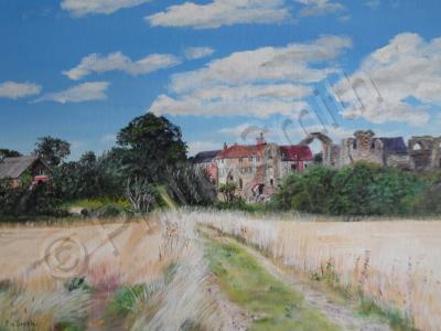 Philslandscapes - Leiston Abbey - Oil