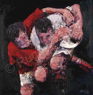 Feel The Passion Collection - The Force Rugby Prints - Oil