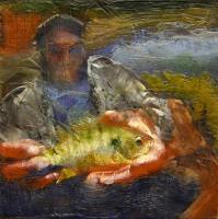 Day Paintings - Billy Cottons Dinner - Encaustic On Panel