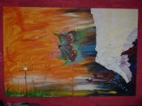 Race For Peace - Acrylic Paintings - By Nicholas Rivera, Other Painting Artist